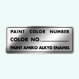 Paint Color Number